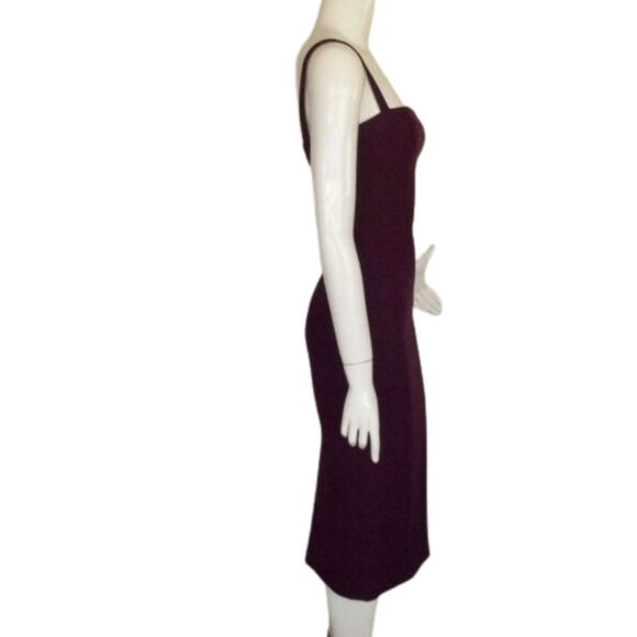 CINQ A SEPT Midi Dress, 2, Purple, Sleeveless/Wide straps, Back Zipper - Picture 6 of 13